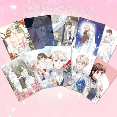 [Don't Overstep, Dad!] Webtoon Postcard 10-Piece Set | Webtoon Goods