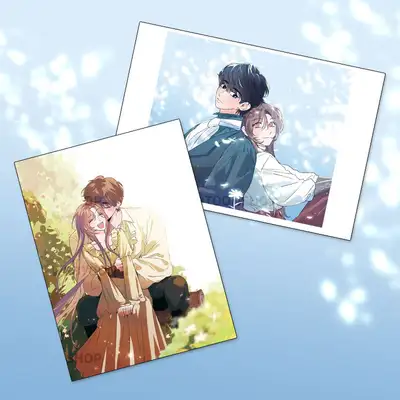 The Northern Grand Duke Feels the Cold Webtoon Postcard 2-Type Set | Webtoon Goods