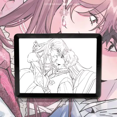 [Cold-Sensitive Northern Great Duke] LED Photo Frame | Black Edition USB Mood Light Frame | Webtoon Goods