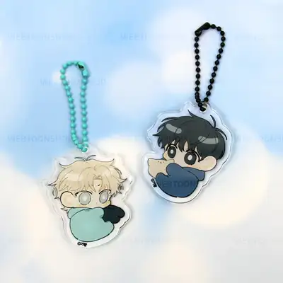 A World Without You Acrylic Keyring Charm 2 Types | Webtoon Goods