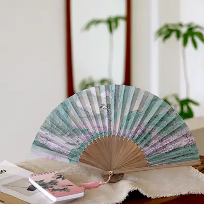 折りたたみ扇(桃源行樂)国立中央博物館特化商品