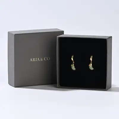 曲玉イヤリング<国立慶州博物館特化商品>