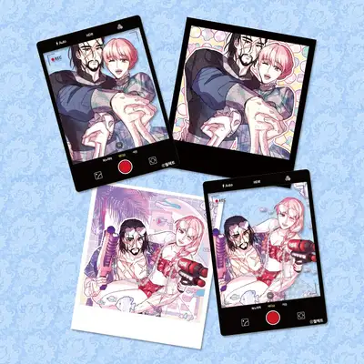 Anyway, Ropan is Right Photo Frame + Polaroid Set / Webtoon Goods / Selfie Mode