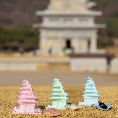 弥勒寺址石塔 石膏芳香剤<国立益山博物館 特化商品>