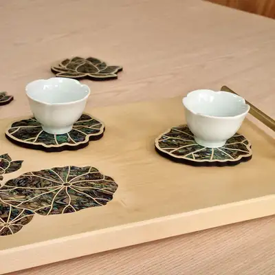 莲花纹螺钿托盘<国立光州博物馆陶瓷文化馆特色商品>