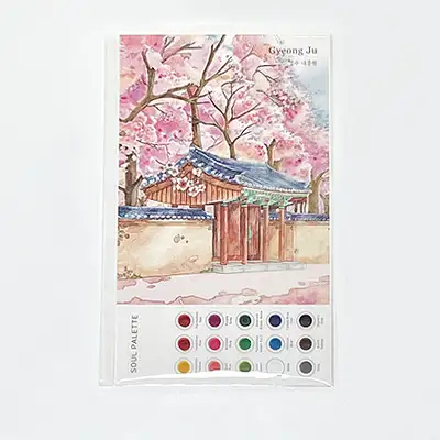 慶州を収めた souls palette(大陵苑) 国立慶州博物館 特化商品