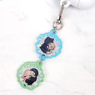 Anyway, Ropan is Right Webtoon Acrylic Two-Tier Keyring 1 Type / Webtoon Goods