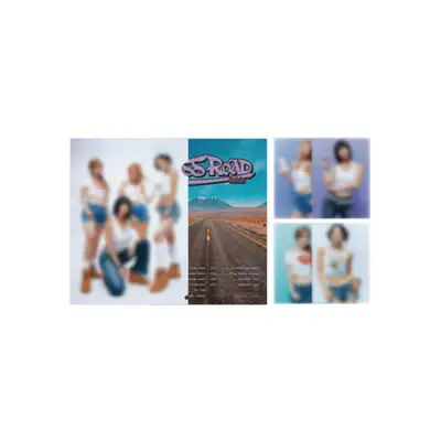 KISS OF LIFE - 04 L Holder & Poster Set / 1ST WORLD TOUR [KISS ROAD]