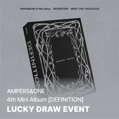 [Lucky Draw] AMPERS&ONE - Mini Album 4 [DEFINITION] HERE Ver. (CD) **Bonus: Exclusive Polaroid Photocard Set (7 types) with Purchase of 10 Units