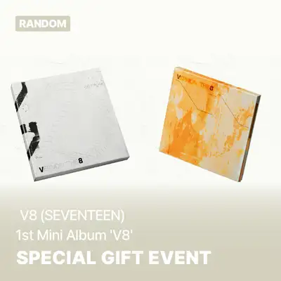 [Special Gift Included] V8 (SEVENTEEN) - 1st Mini Album [V8] (Random 1 of 2 Versions) **Random 1 of 3 Unreleased Selfie Photocards Included
