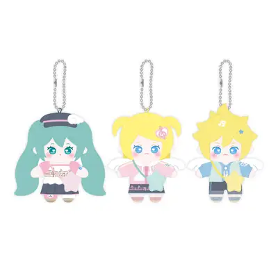Miku & Rin & Len - 08 10cm Mascot Doll Keyring / Miku & Rin & Len Official Pop-Up Store in Seoul [Meet and Greet] Official Merchandise