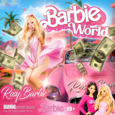 Rosy Barbie - [Barbie World] (Signed Placard)