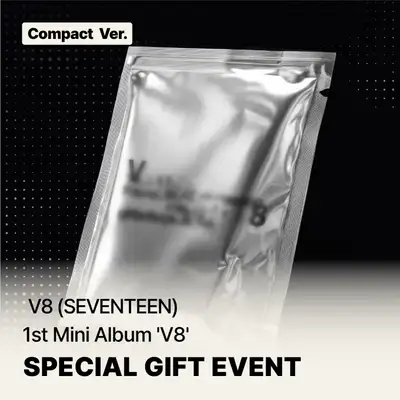 [Special Gift] V8 (SEVENTEEN) - 1st Mini Album [V8] (Compact Ver.) **Unreleased Concept Matte Photocard 1 of 2 Random Gift Included