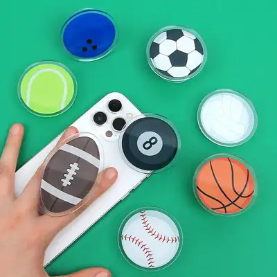 [Webtoon Shop] Sports Ball Acrylic Phone Socket – 8 Types / Webtoon Goods
