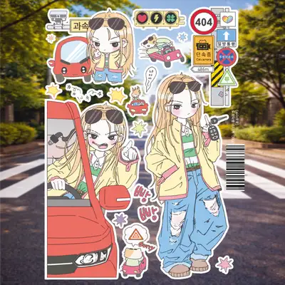 スヤロロ ドロアクドン ステッカー