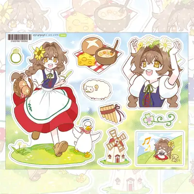 ラブピクラブ アルプスの少女 ステッカー