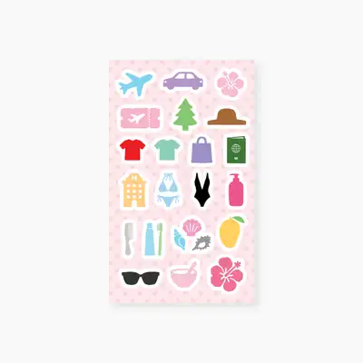 カインダブルー Pieces of Summer ステッカー 2type