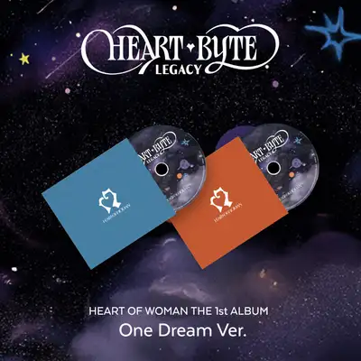 HEART OF WOMAN - THE 1st ALBUM [Heart Byte : LEGACY] (One Dream ver. (蓝色版 / 棕色版)) (2种中随机1种)