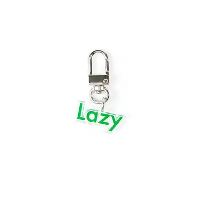 Lazy Typography钥匙圈