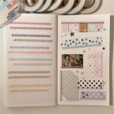ウェイトゥフェッチ ミニ スティッチ ミックス マスキングテープ 6type
