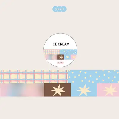 モビオ アイスクリーム マスキングテープ