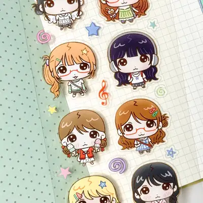 어쩔文具 サマーガールクラブ ステッカー