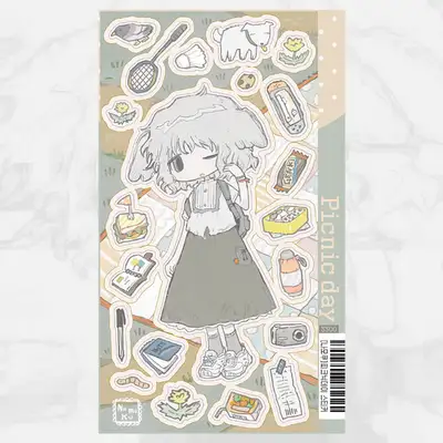 ナモク ピクニックデイ ステッカー