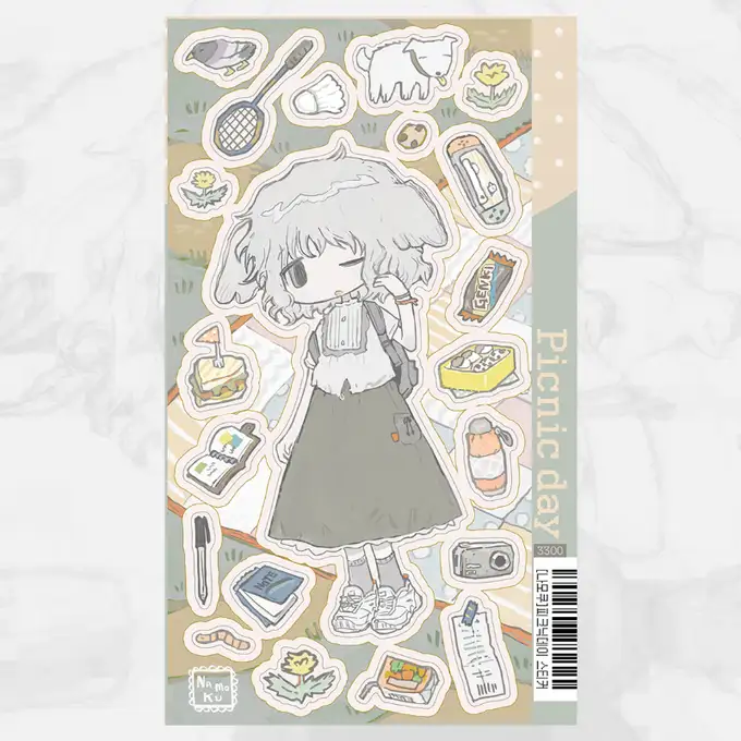 ナモク ピクニックデイ ステッカー