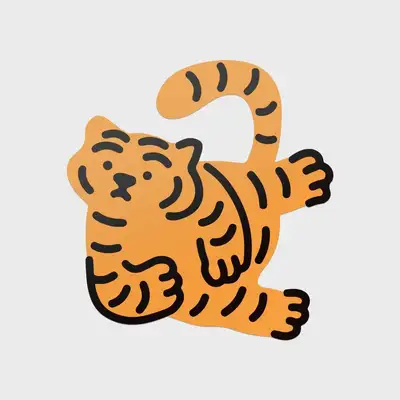 音乐虎 Look Tiger 大号可移除贴纸