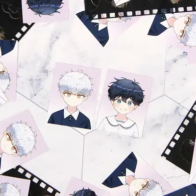 Winter Passes Spring Webtoon Shop Photo Studio ID Card 2 Types / Webtoon ID Card