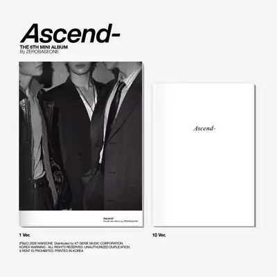 ZEROBASEONE - The 6th Mini Album [Ascend-] (1 Ver. & 10 Ver.) (Random 1 of 2 Versions)