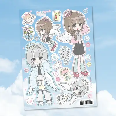 モ서リスタジオ エンジェリング ステッカー
