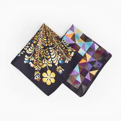 江陵刺繍ポジャギ シルクスカーフ