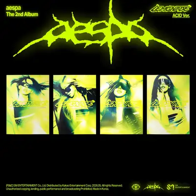 aespa - 2nd Regular Album [LEMONADE] (ACID Ver.) (全4種より1種ランダム)