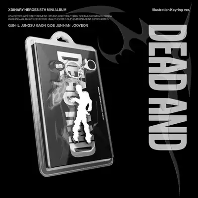 Xdinary Heroes - DEAD AND Illustration Keyring ver. (Random 1 of 6)