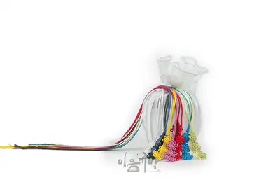 Three-Tier Chrysanthemum Knot - Korean Traditional Knot Craft Material, Bojagi Wrapping Decoration