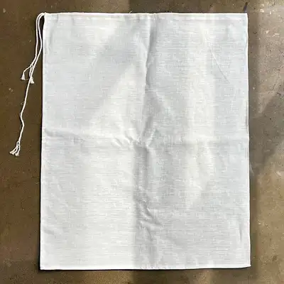 No. 9 Ramie Cloth Drawstring Pouch | Anchovy Broth Strainer, Herbal Medicine Wrap, Greek Yogurt Making