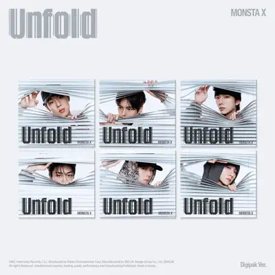 MONSTA X - Regular Album [Unfold] (DIGIPACK VER.) (Random 1 of 6)