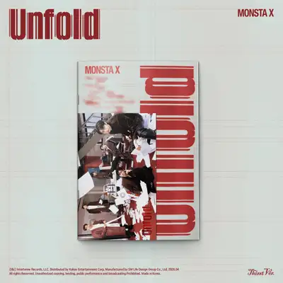 MONSTA X - Regular Album [Unfold] Standard Edition (Thirst Ver.)