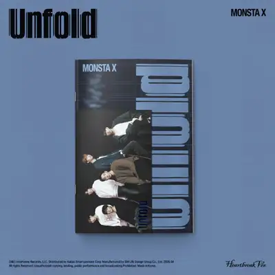 MONSTA X - Regular Album [Unfold] Standard Edition (Heartbreak Ver.)