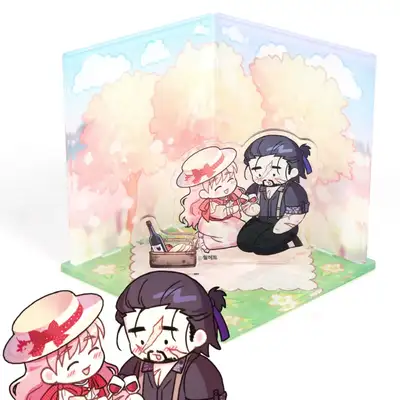 Anyway, Roofan is Right - First Picnic Set / Diorama Acrylic / Webtoon Goods