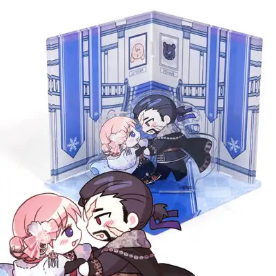 Anyway Lopan is Right - Dancing Together Set / Diorama Acrylic / Webtoon Goods