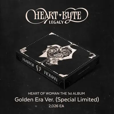HEART OF WOMAN - 第1张正规专辑 [Heart Byte : LEGACY] (Golden Era Ver. Special Limited)