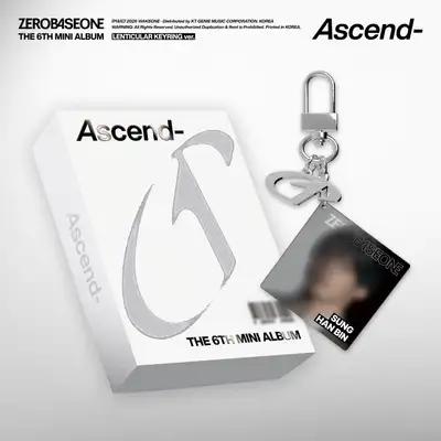 ZEROBASEONE - The 6th Mini Album [Ascend-] (LENTICULAR KEYRING Ver.) (5-Piece Set)
