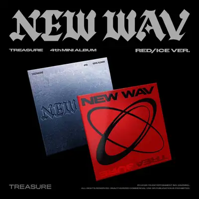 TREASURE - 4th MINI ALBUM [NEW WAV] RED/ICE VER. (2種セット)
