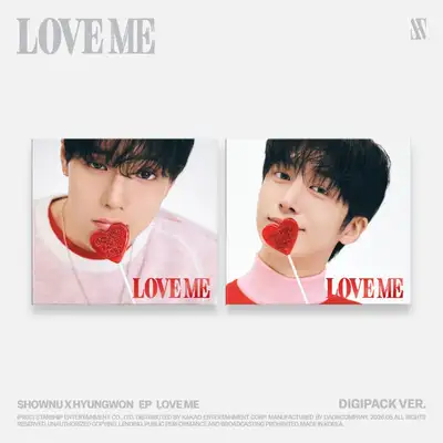 SHOWNU X HYUNGWON - EP [LOVE ME] (DIGIPACK VER.) (SHOWNU VER. / HYUNGWON VER.) (Limited Edition) (2-Piece Set)