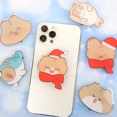 [Aong Aong] Acrylic Shape Toon Socket 8 Types / Webtoon Goods