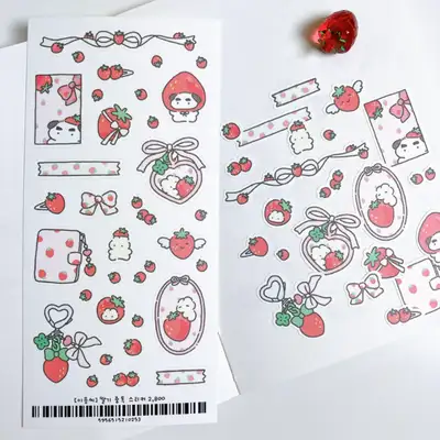イウンシ ストロベリーアディクション ステッカー