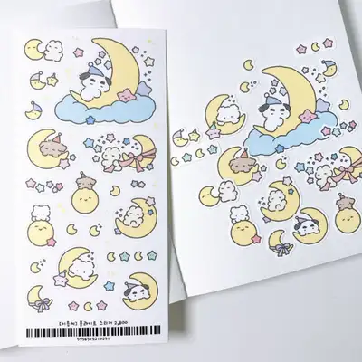 イウンシ ムーンライト ステッカー