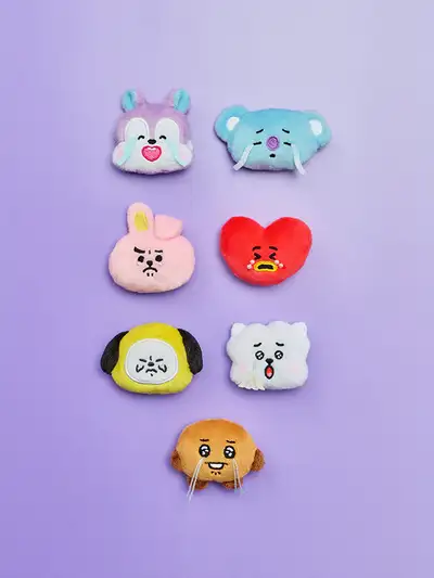 BT21 Today's Mood Crying Plush Badge